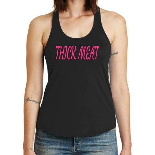 Women's Shirttail (Black) Tank Top